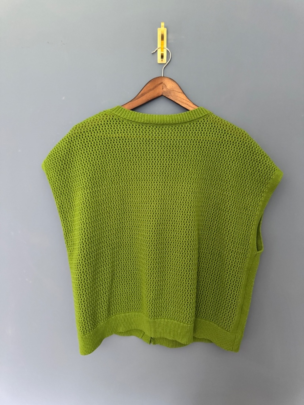 TALBOTS MESH STITCH SWEATER SHELL XL - Picture 2 of 6